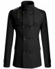 Stand Collar Long Sleeve Coat