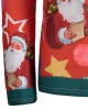 Allover Santa Clause Christmas Long Sleeve Tee